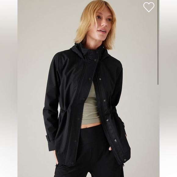 Athleta Jackets & Coats Athleta Rainout Sutro Trench Jacket Black